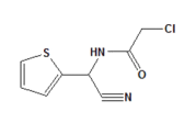 2-Chloro-N-(α-cyano-2-thenyl)acetamide